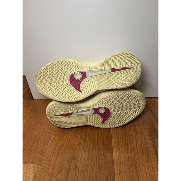 Nike Sabrina 1 Shoes Youth Size 6.5Y Yellow Pink Navy Basketball FQ7376-800 - Picture 8 of 11